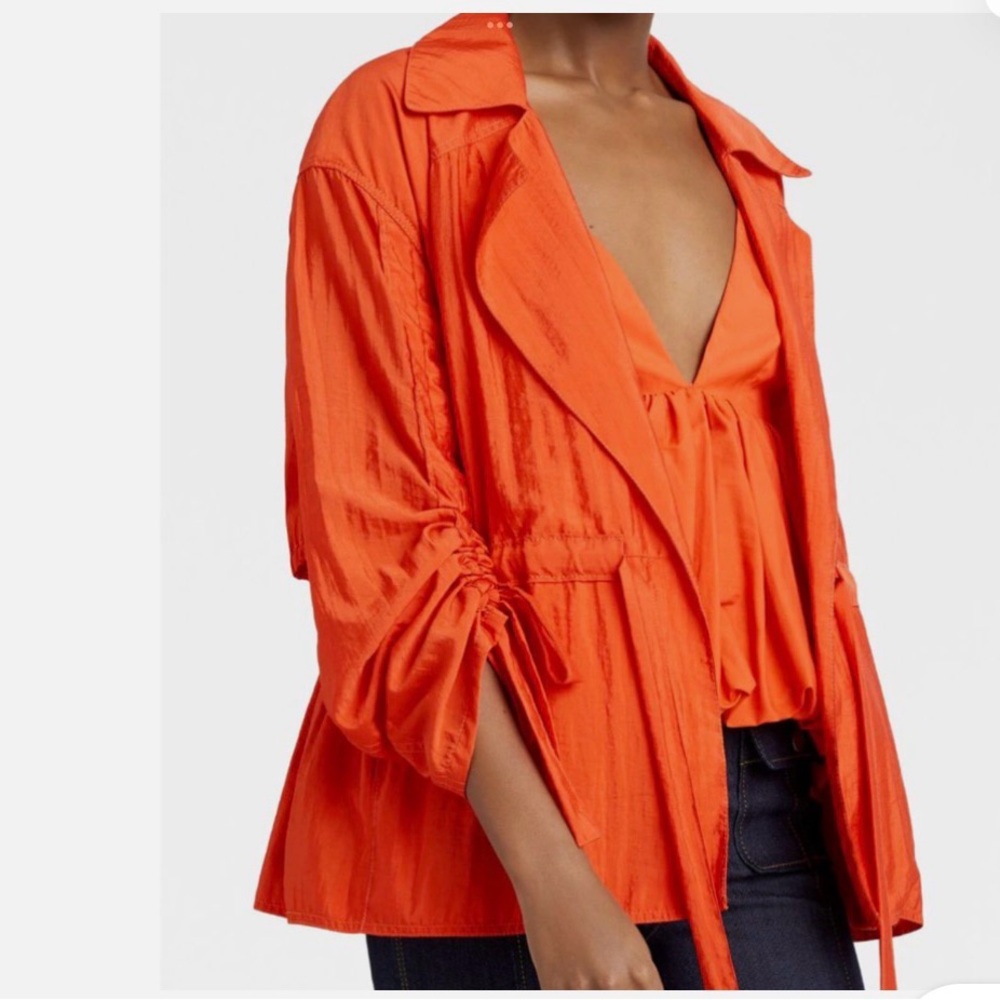 Cinq A Sept Emmeline Drawstring-Waist Nylon Jacket